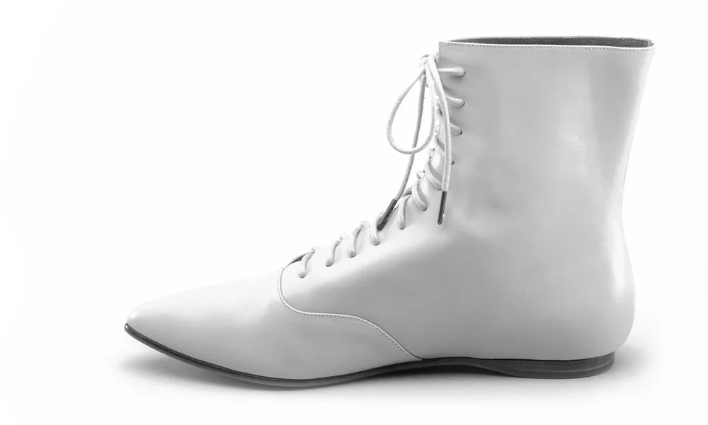 Hartfield Regency Leather Boots (Ivory) - Image 14