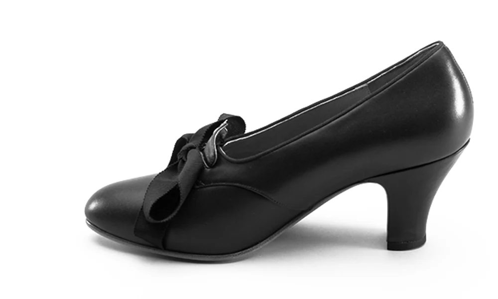 Hazel Women's Vintage Pumps (Black) - Image 14