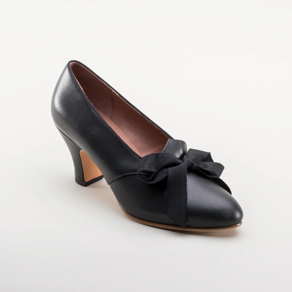 Hazel Women's Vintage Pumps (Black) - Image 5