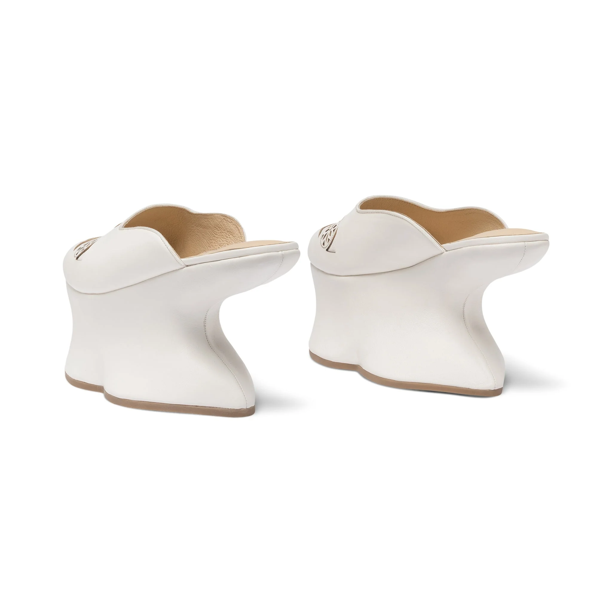 Isabella Venetian Chopines (Ivory) - Image 3