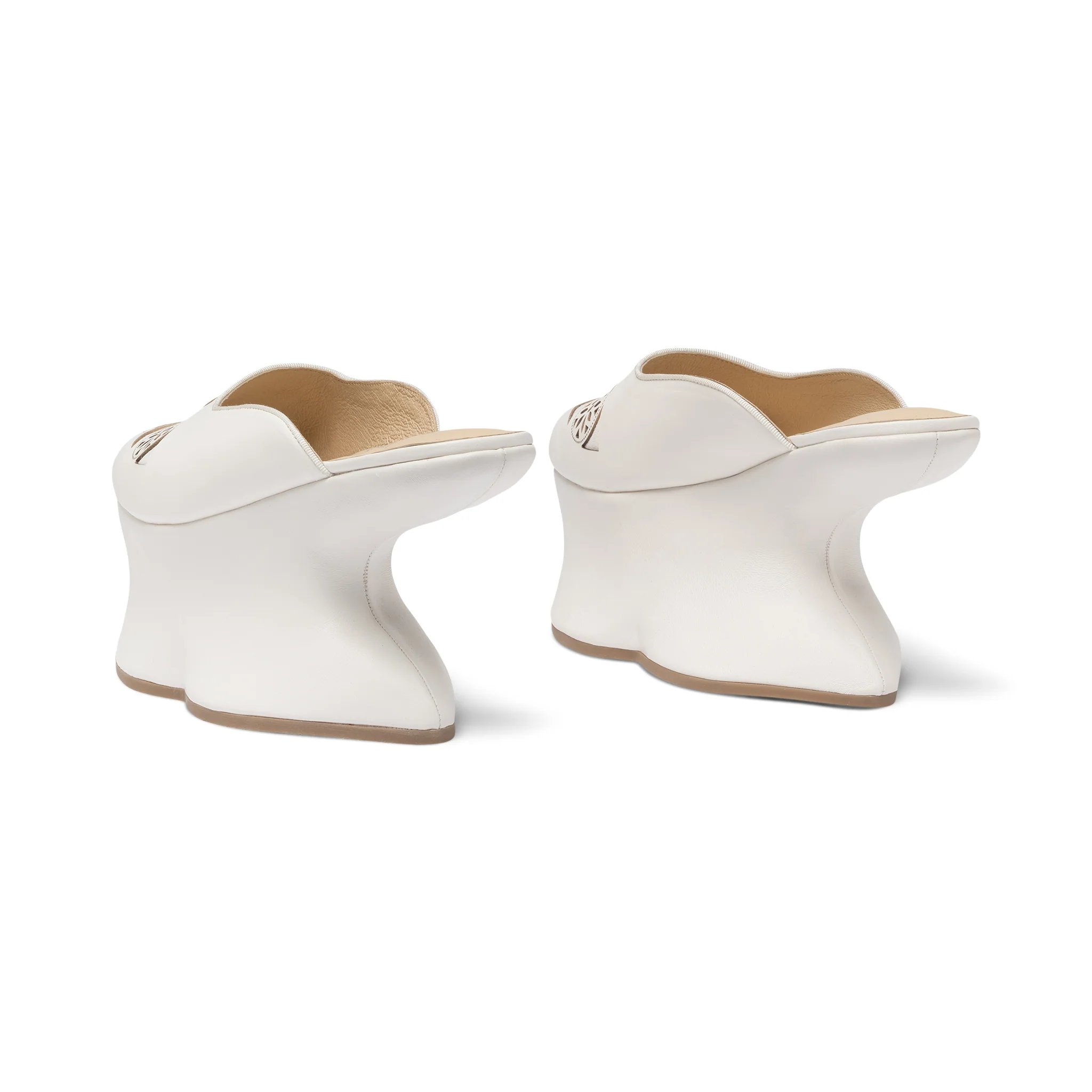 Isabella Venetian Chopines (Ivory) - Image 6