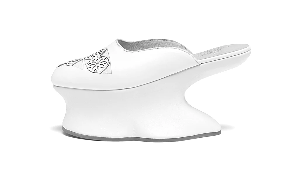 Isabella Venetian Chopines (Ivory) - Image 9