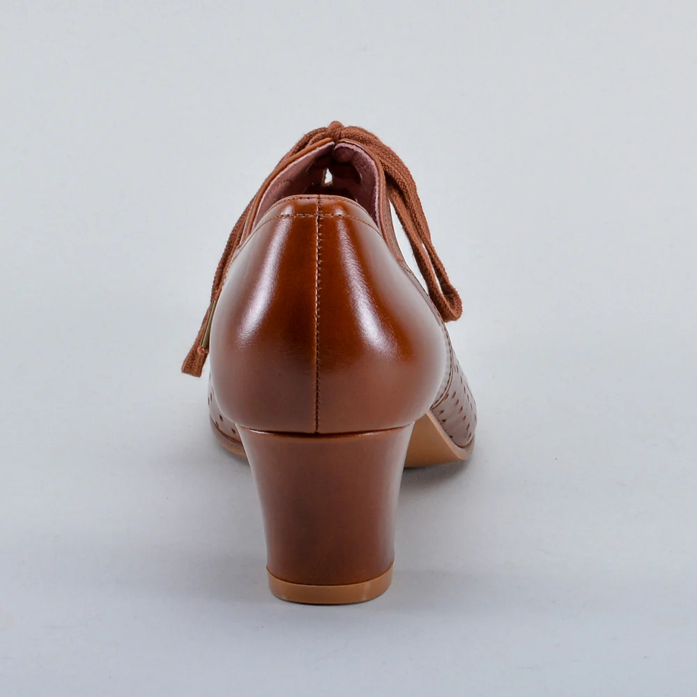 Jenny Vintage Oxfords (Chestnut Brown) - Image 7