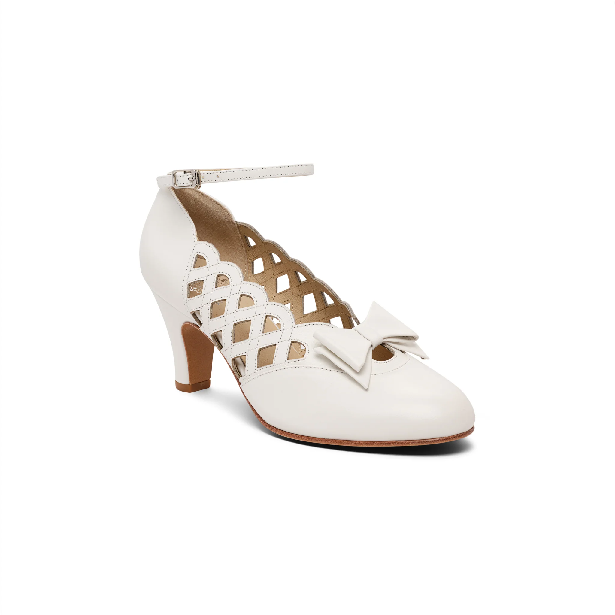 Jessie Vintage Pumps (Soft Ivory) - Image 5
