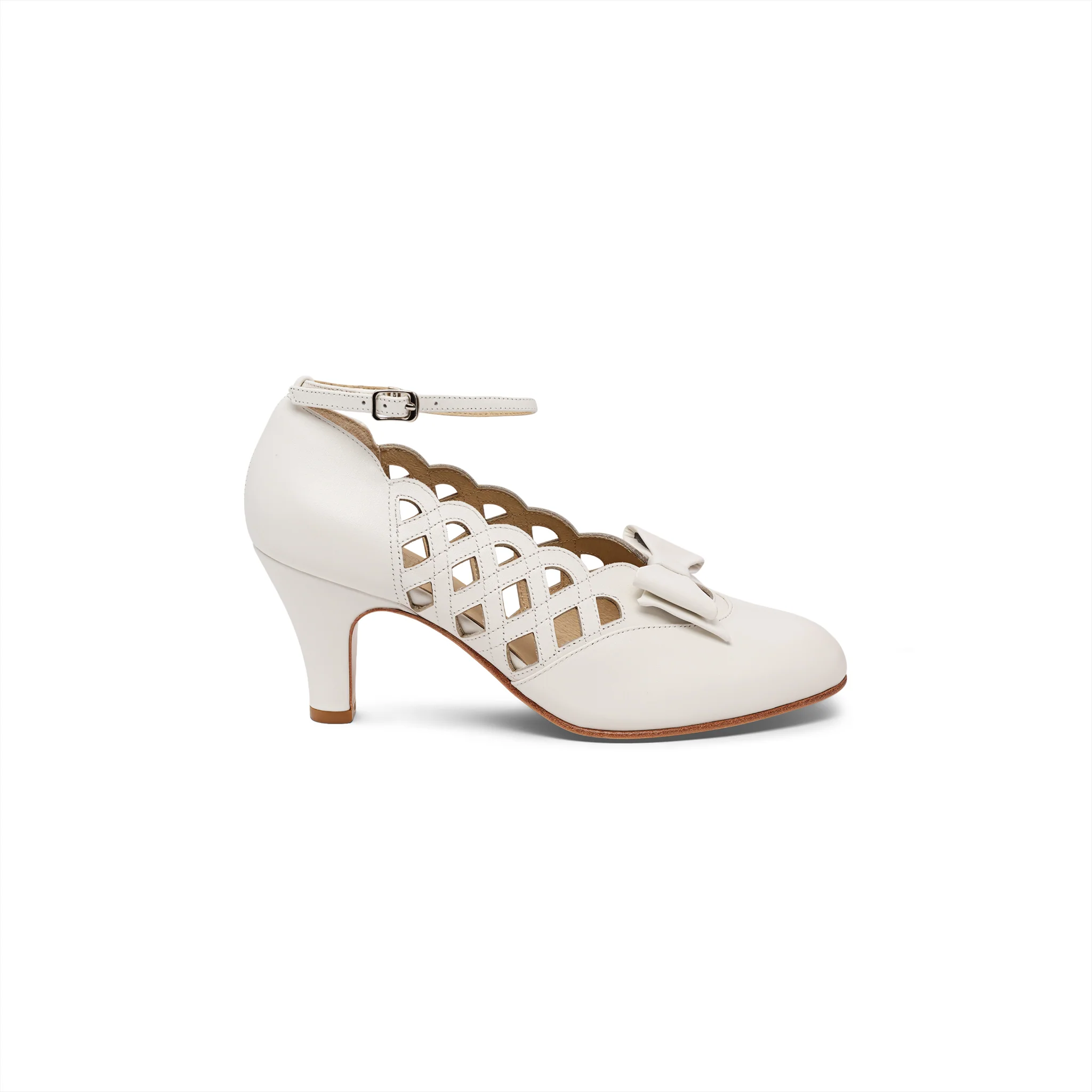 Jessie Vintage Pumps (Soft Ivory) - Image 6