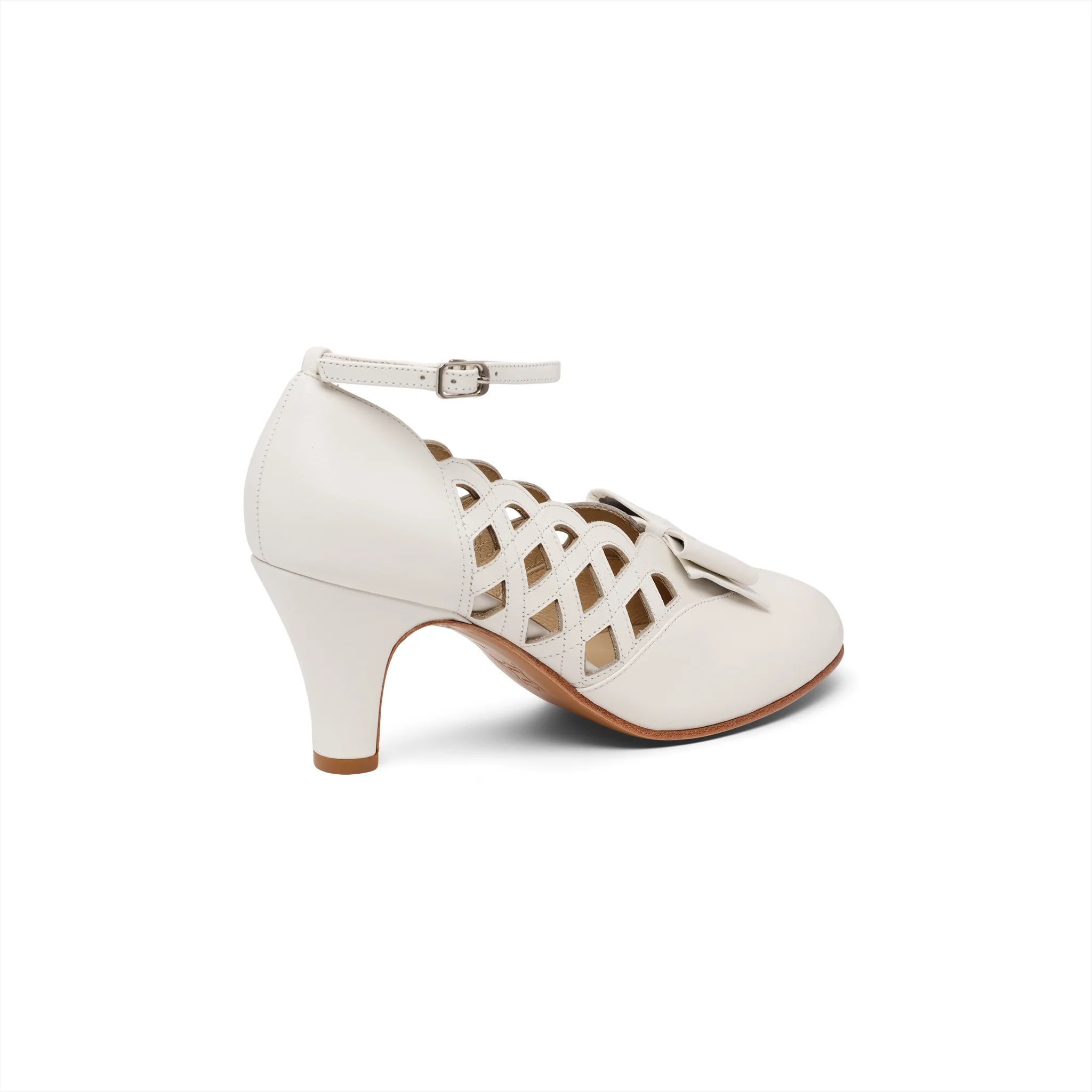 Jessie Vintage Pumps (Soft Ivory) - Image 7