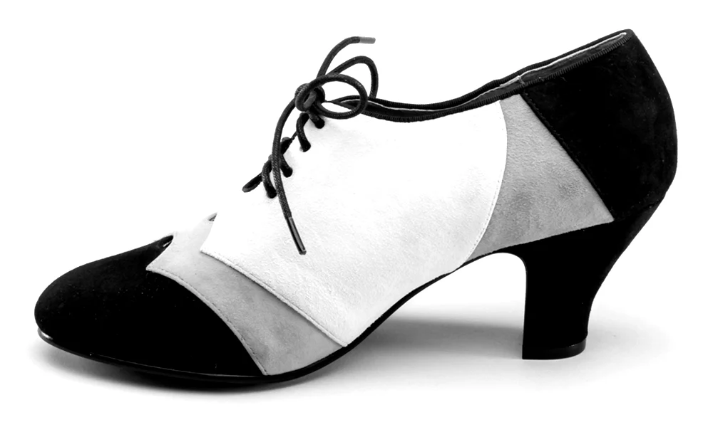 Karolina Retro Oxfords (Black/Yellow/Ivory) - Image 15