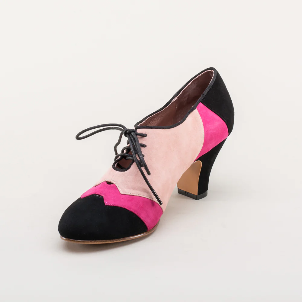 Karolina Retro Oxfords (Pink/Black) - Image 11