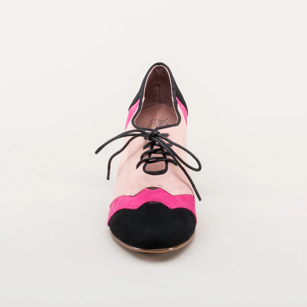 Karolina Retro Oxfords (Pink/Black) - Image 12