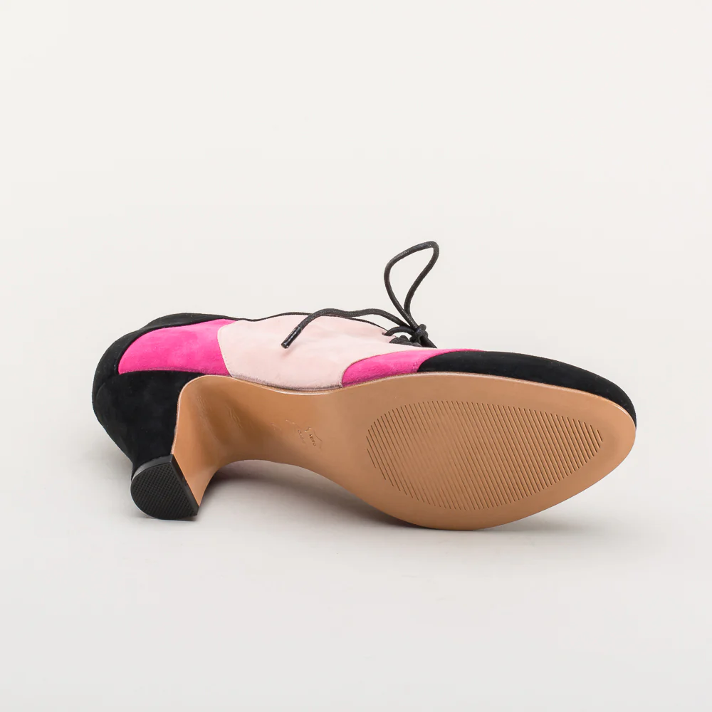 Karolina Retro Oxfords (Pink/Black) - Image 13