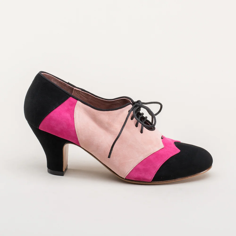 Karolina Retro Oxfords (Pink/Black) - Image 6