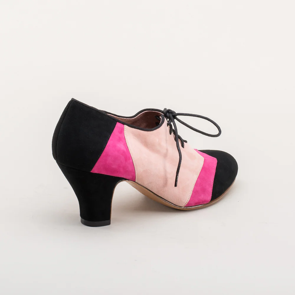 Karolina Retro Oxfords (Pink/Black) - Image 7