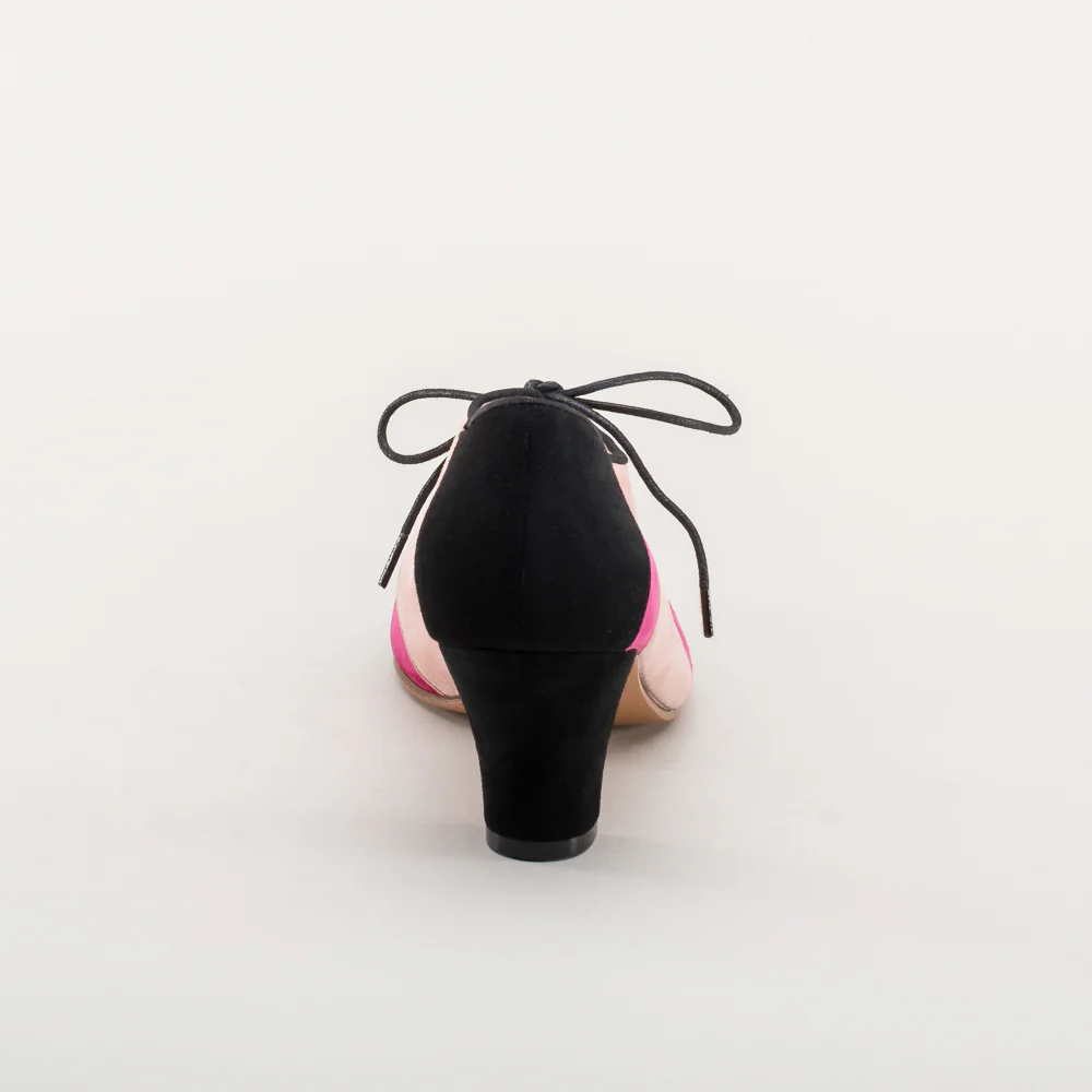 Karolina Retro Oxfords (Pink/Black) - Image 8