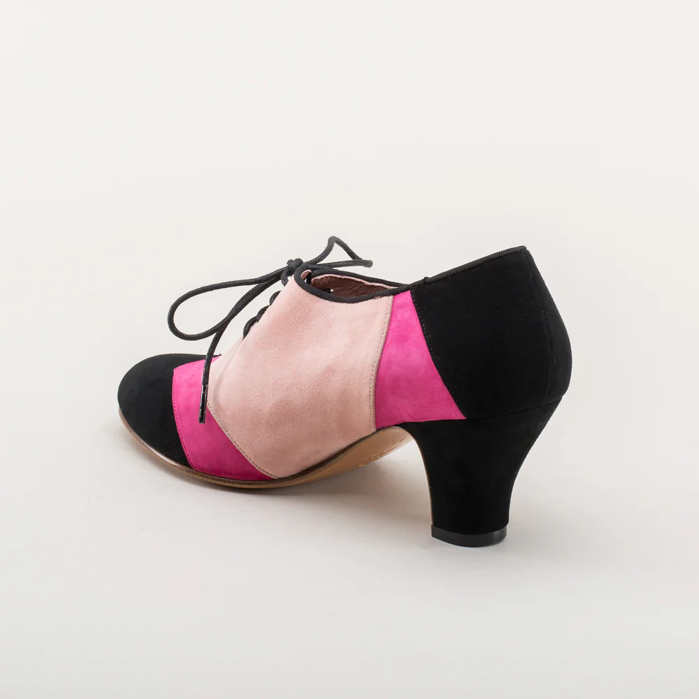 Karolina Retro Oxfords (Pink/Black) - Image 9