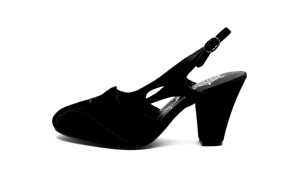Kathryn Vintage Slingbacks (Dark Shadow) - Image 7