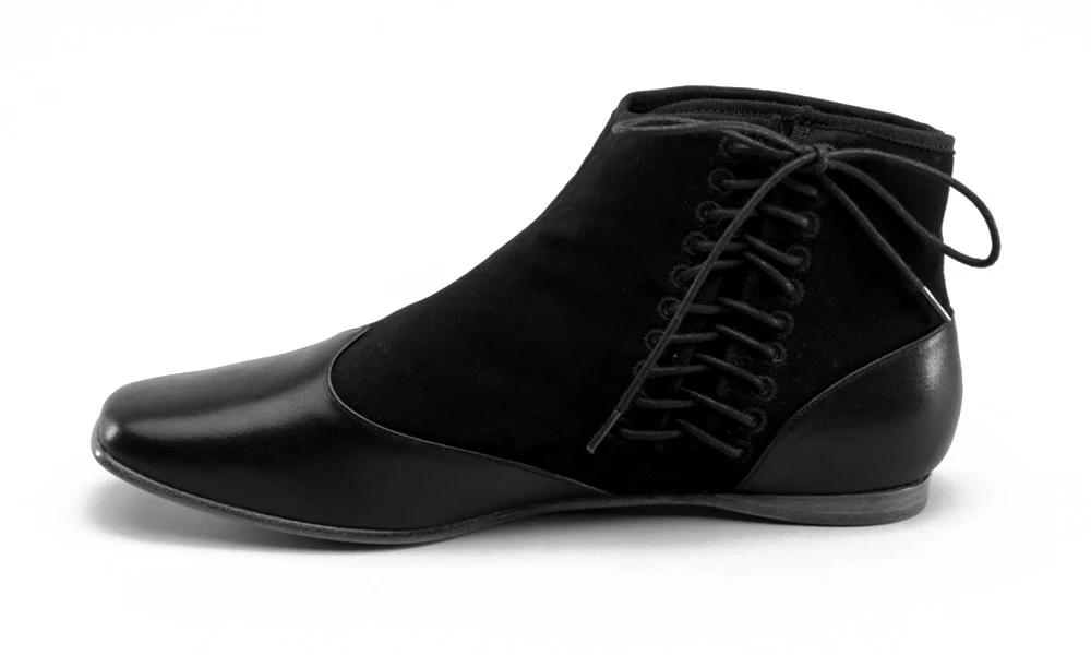 Keckley Victorian Side-Lace Boots (Black/Black) - Image 14