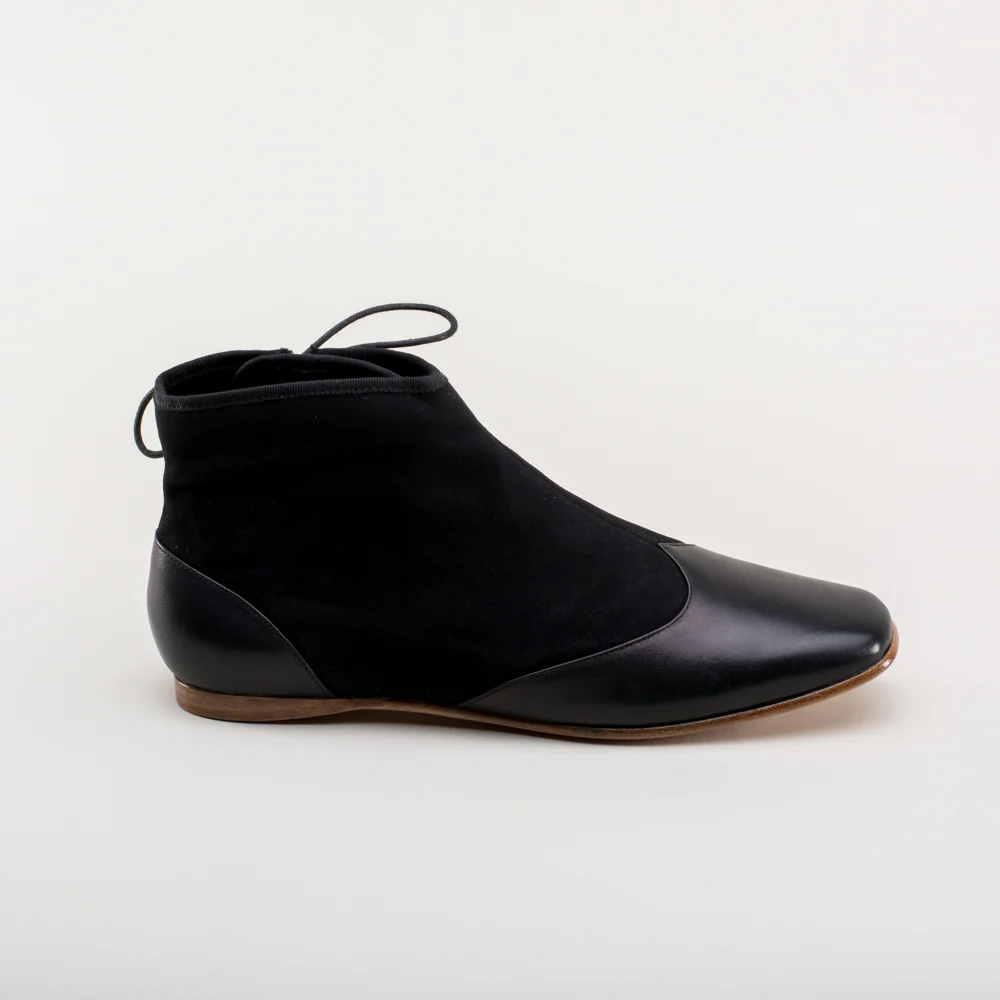 Keckley Victorian Side-Lace Boots (Black/Black) - Image 6