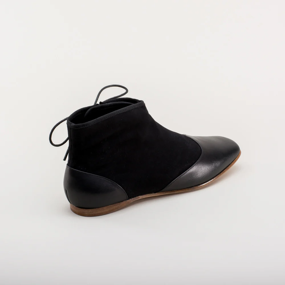 Keckley Victorian Side-Lace Boots (Black/Black) - Image 7