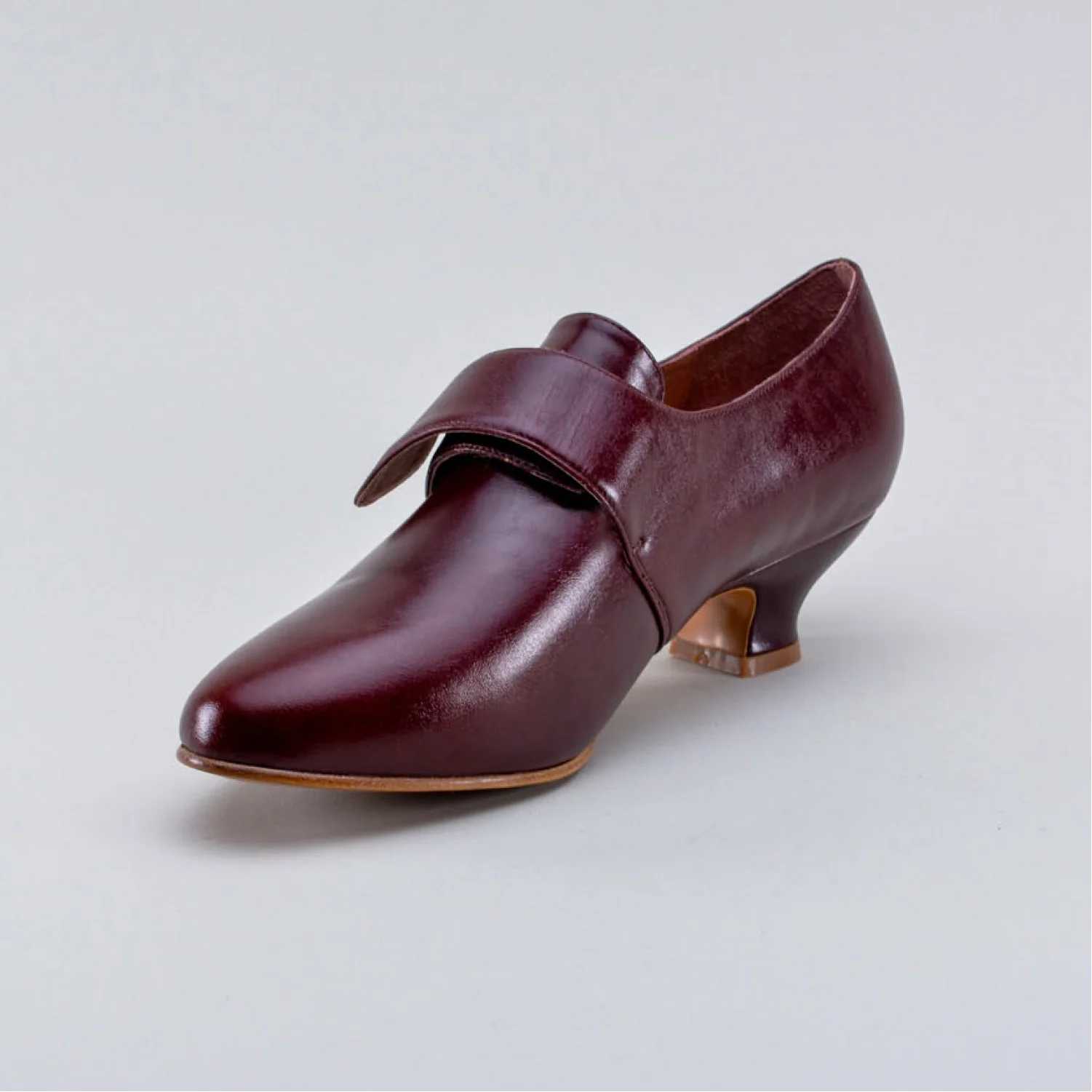 Kensington 18th Century Leather Shoes (Bordeaux) - Image 16