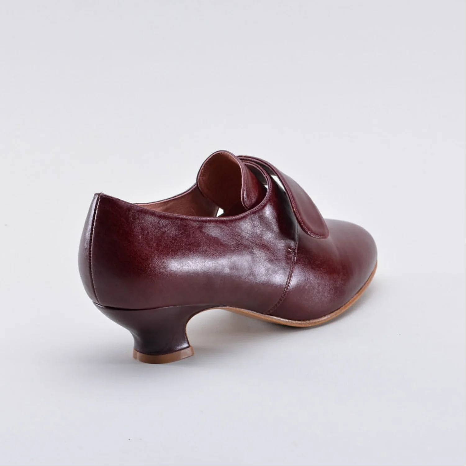 Kensington 18th Century Leather Shoes (Bordeaux) - Image 9