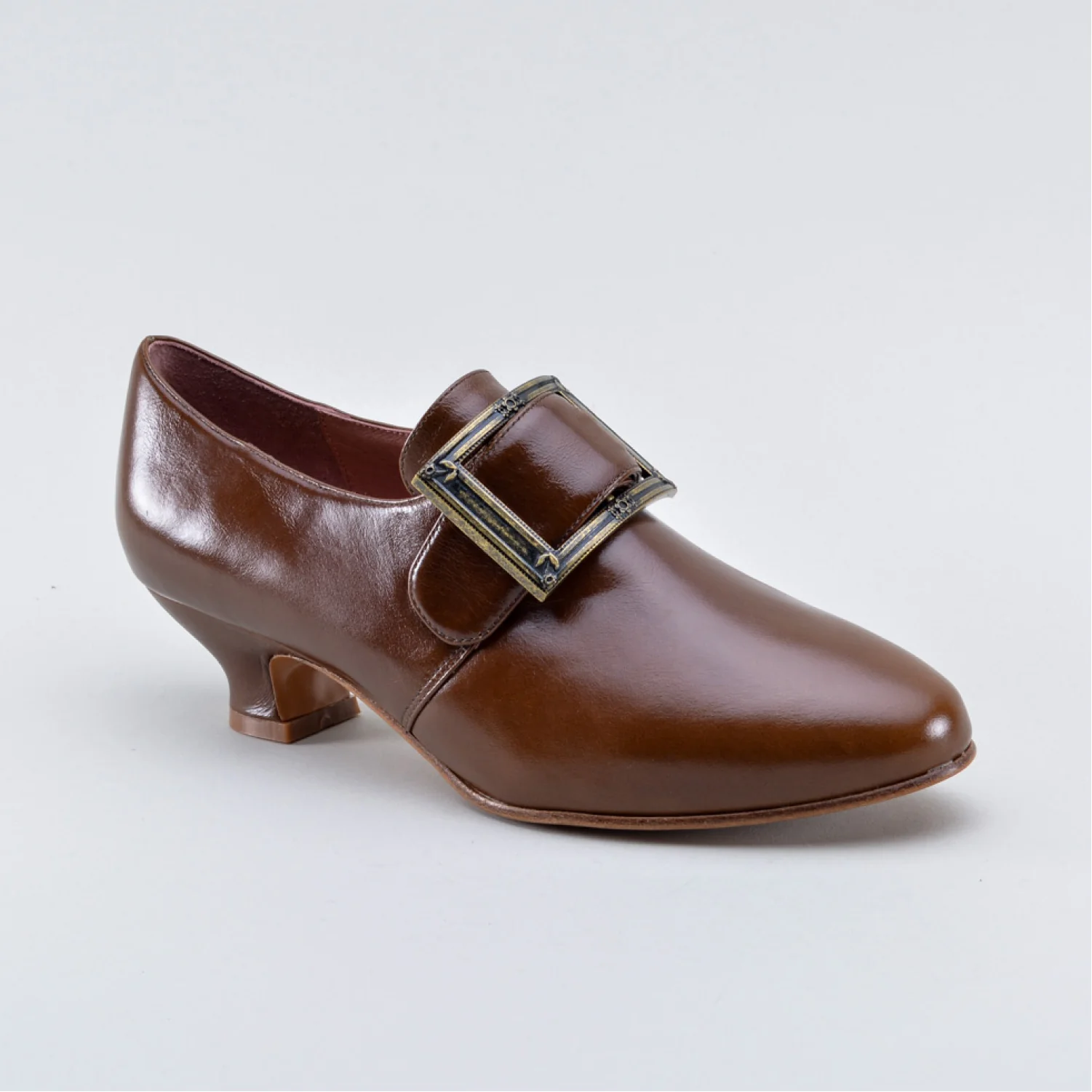 Kensington 18th Century Leather Shoes (Walnut) - Image 6