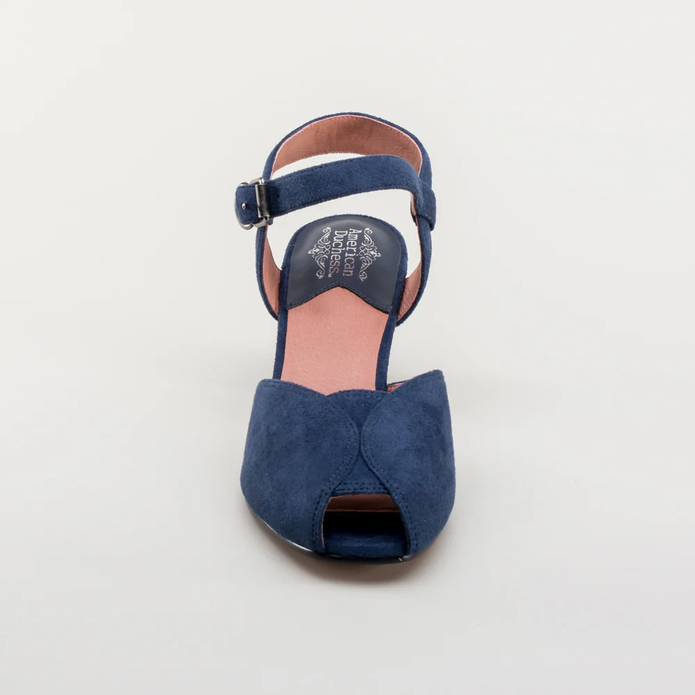 Lido Vintage Sandals (Navy) - Image 12
