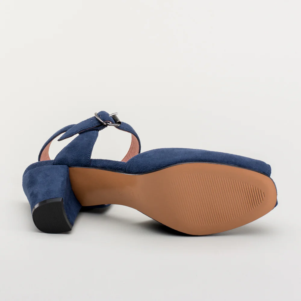 Lido Vintage Sandals (Navy) - Image 13