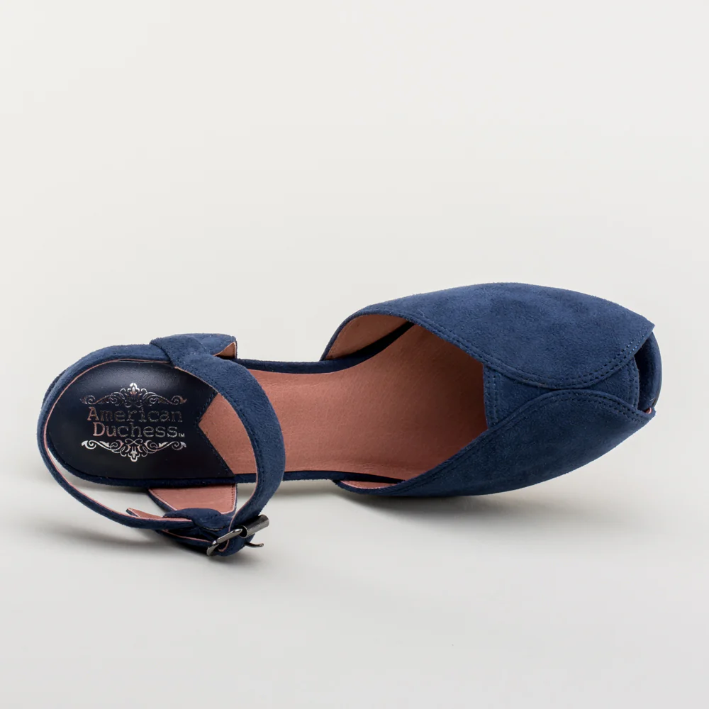 Lido Vintage Sandals (Navy) - Image 14