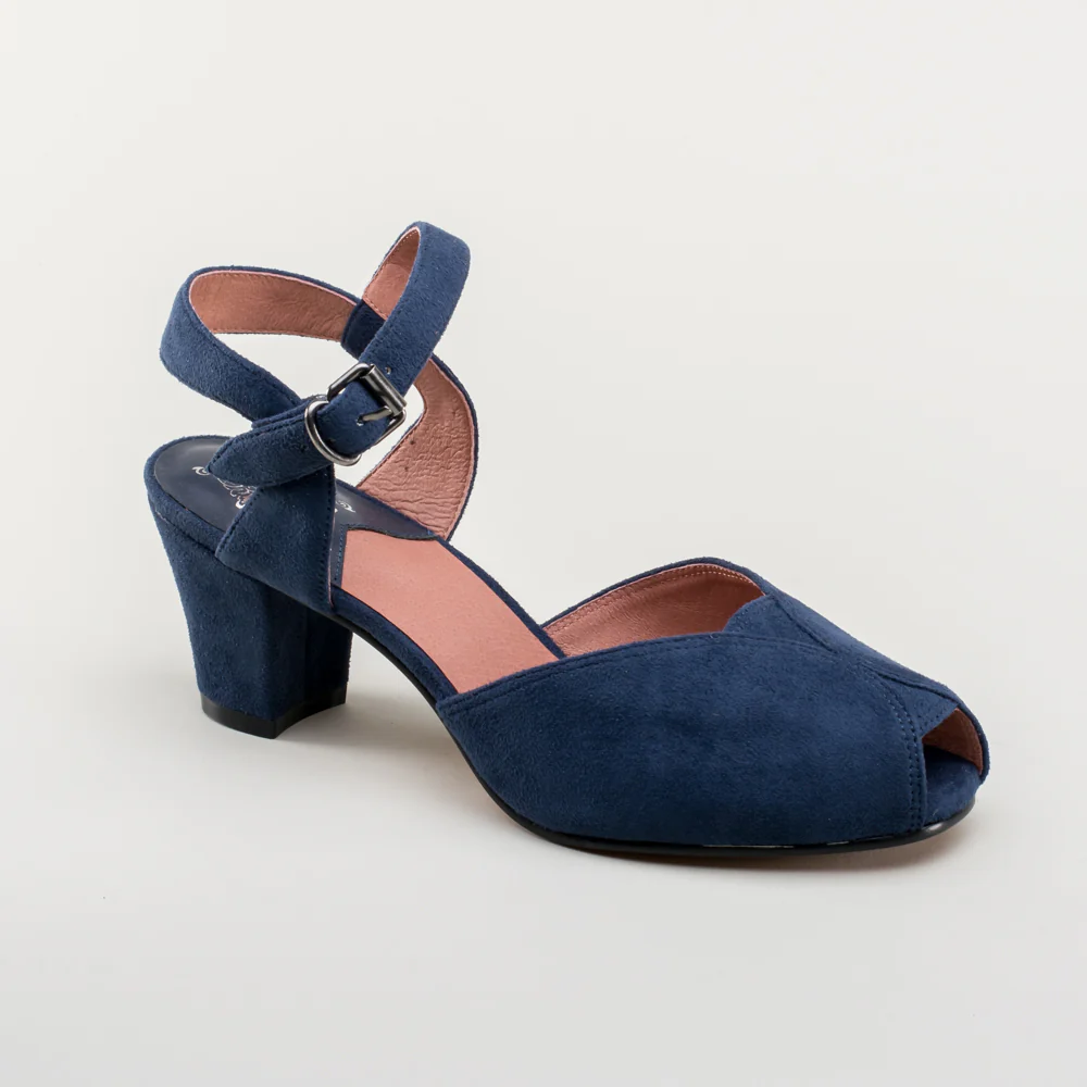 Lido Vintage Sandals (Navy) - Image 5