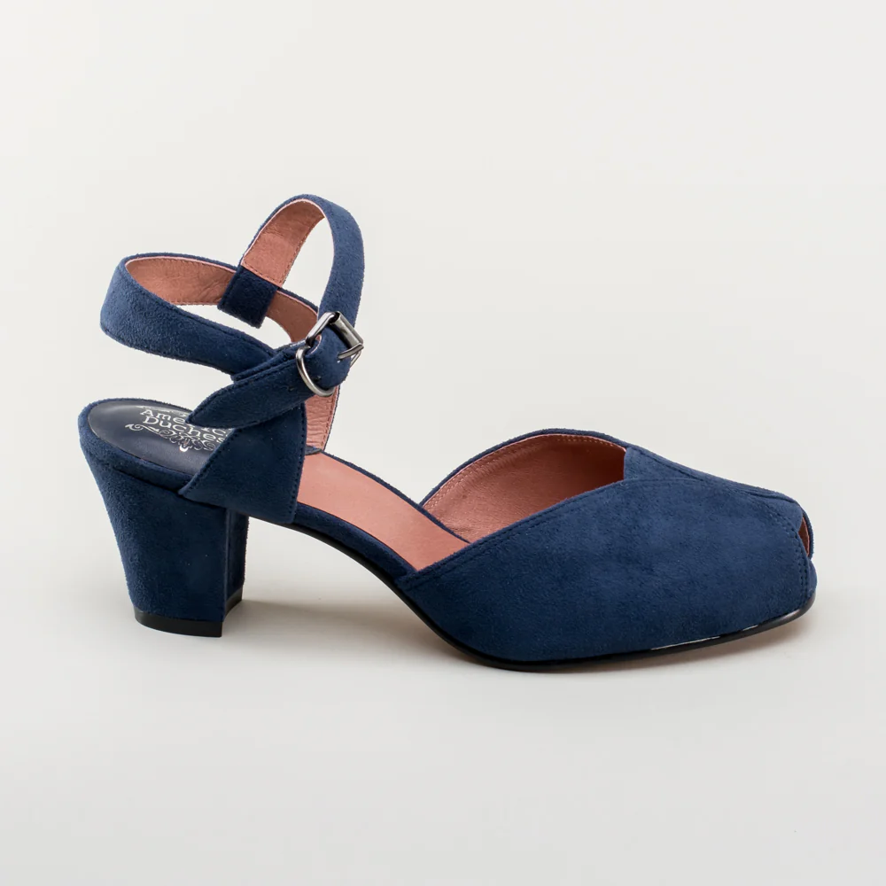 Lido Vintage Sandals (Navy) - Image 6
