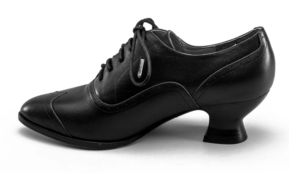 Londoner Edwardian Oxfords Wide (Black) - Image 13
