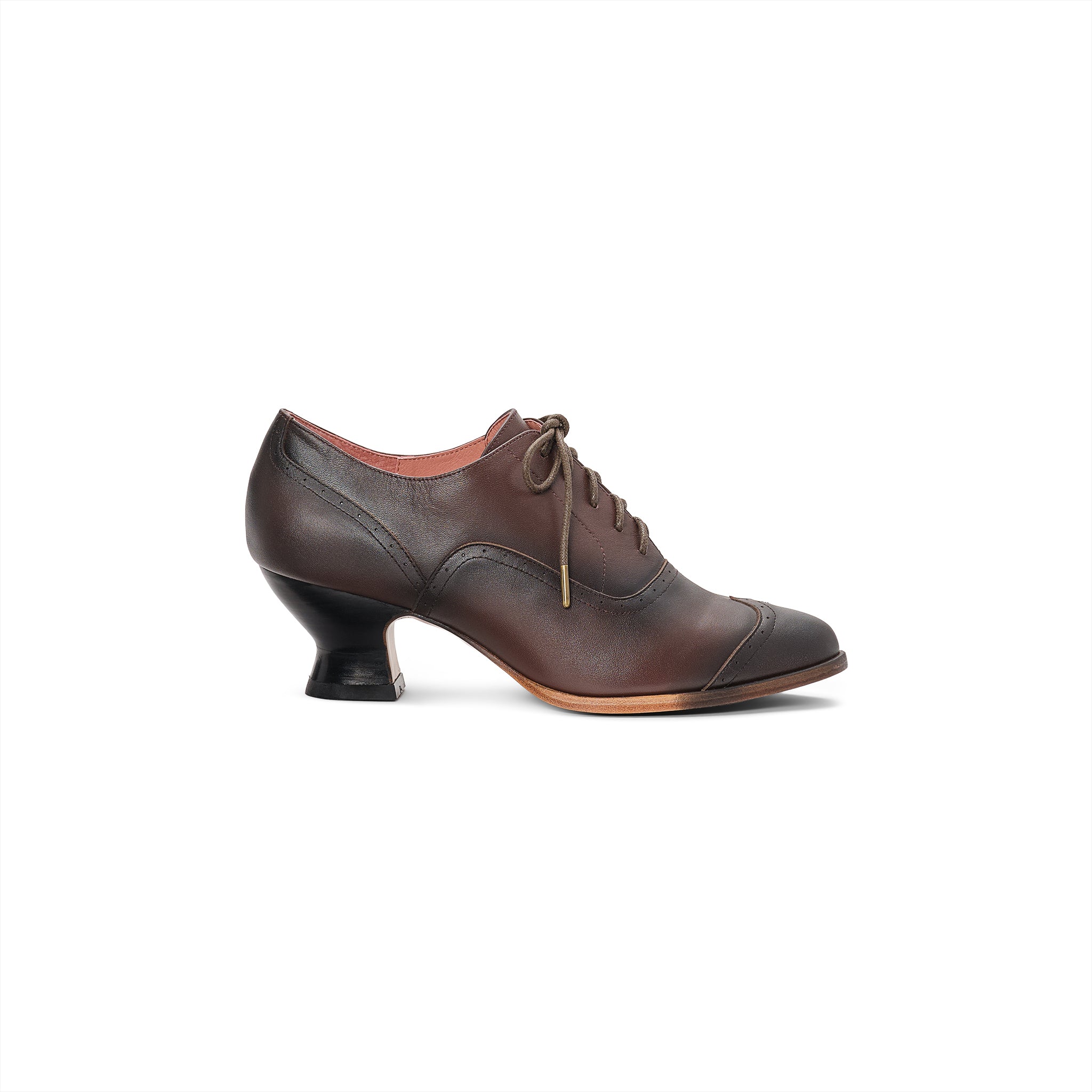 Londoner Edwardian Oxfords Wide (Brown) - Image 3
