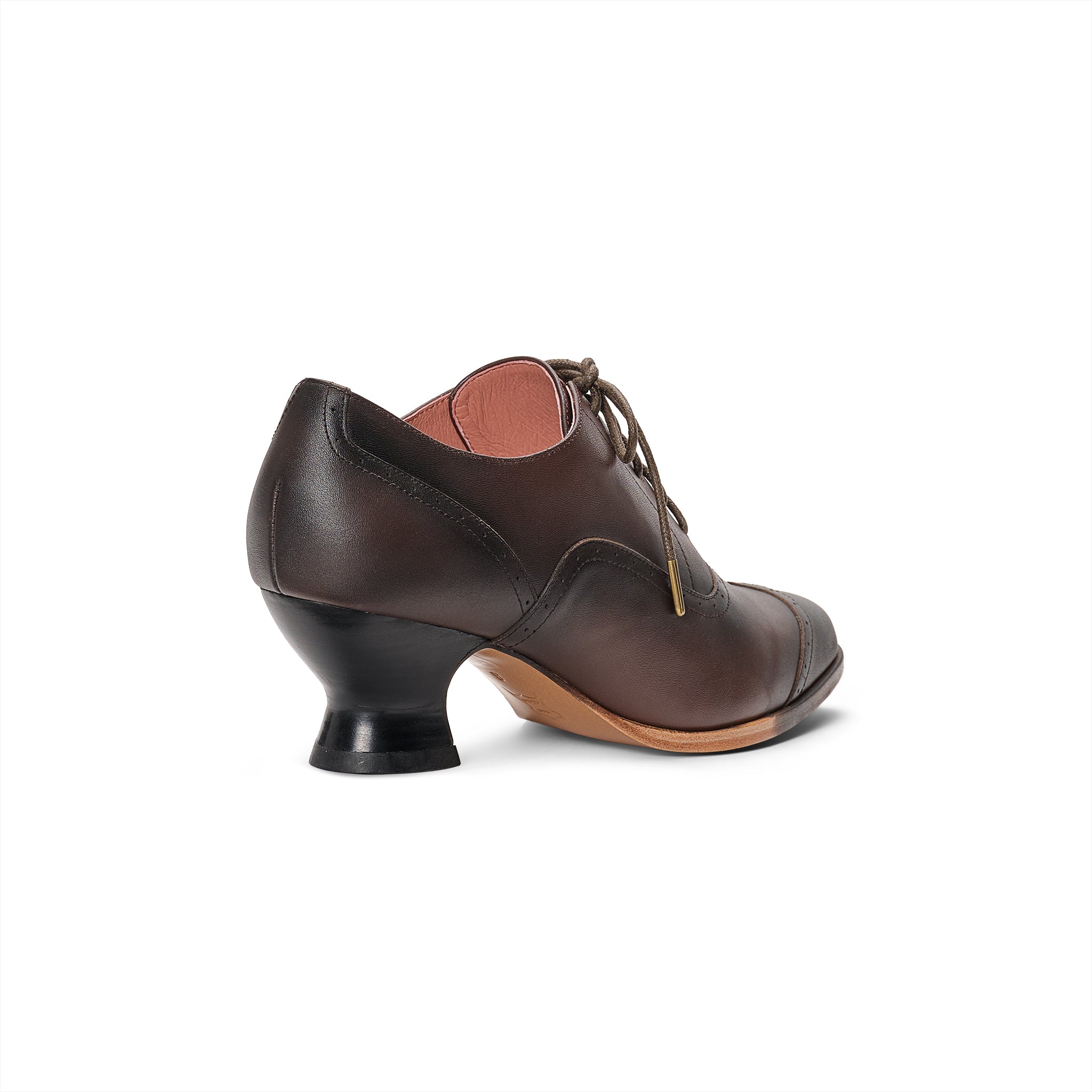 Londoner Edwardian Oxfords Wide (Brown) - Image 4