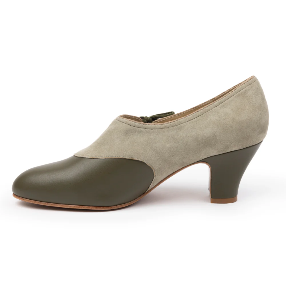 Madison Vintage Shoes (Light Sage/Olive) - Image 4