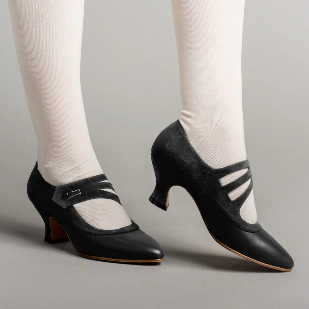 Mae Edwardian Shoes (Black) - Image 3