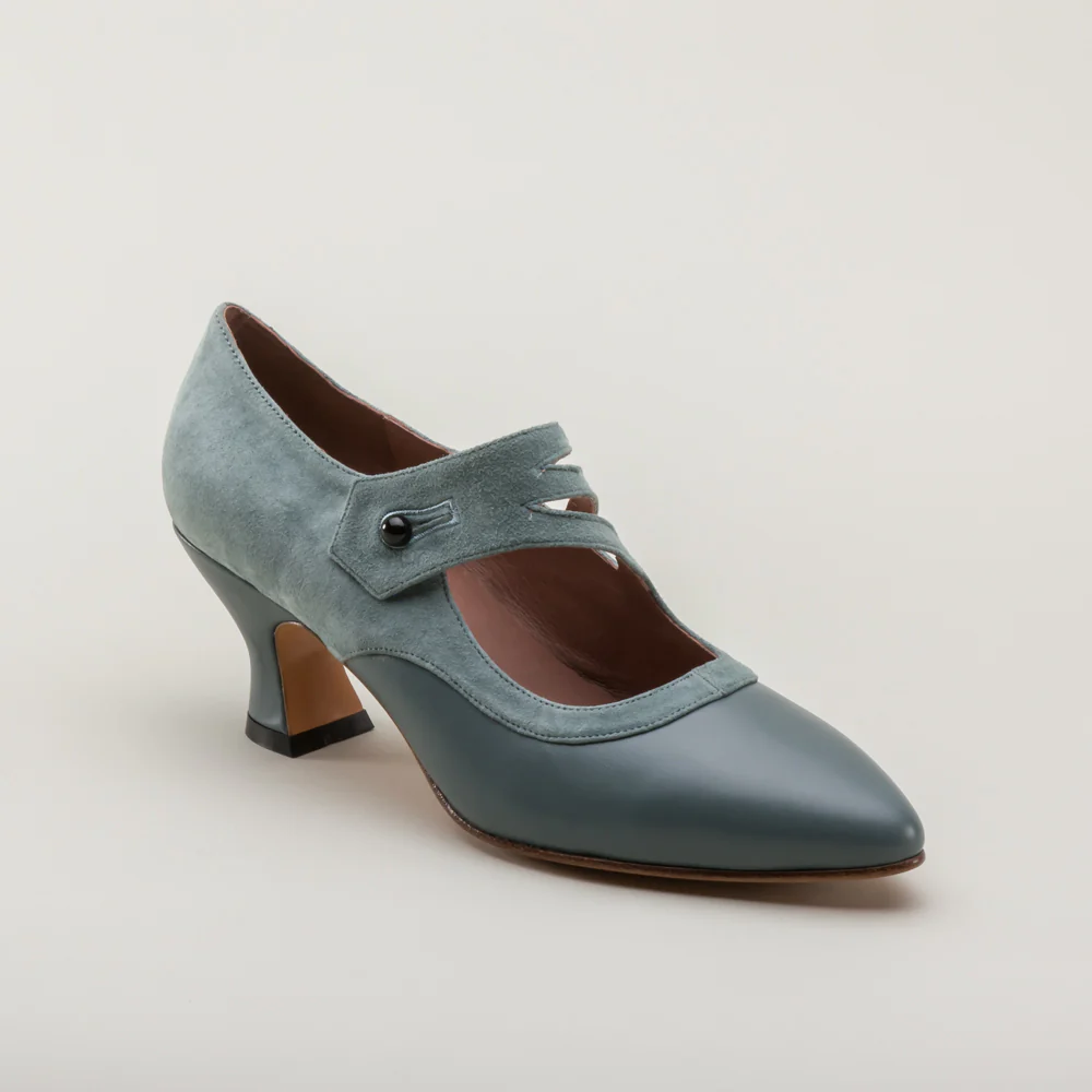 Mae Edwardian Shoes (French Blue) - Image 7
