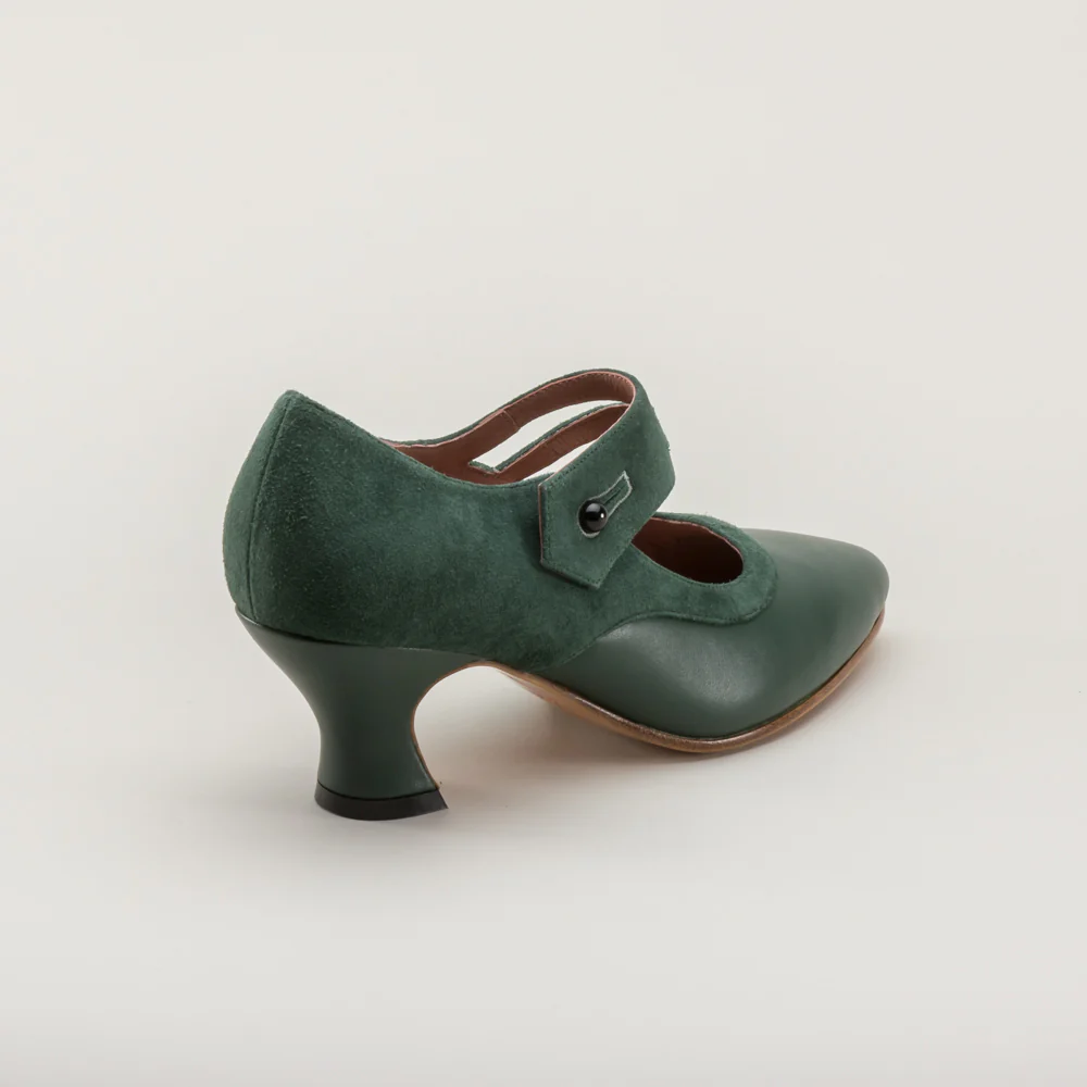 Mae Edwardian Shoes (Green) - Image 11