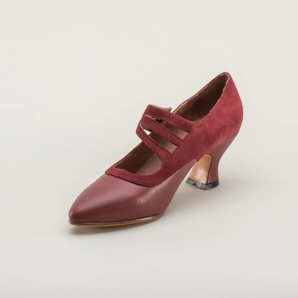 Mae Edwardian Shoes (Red) - Image 10