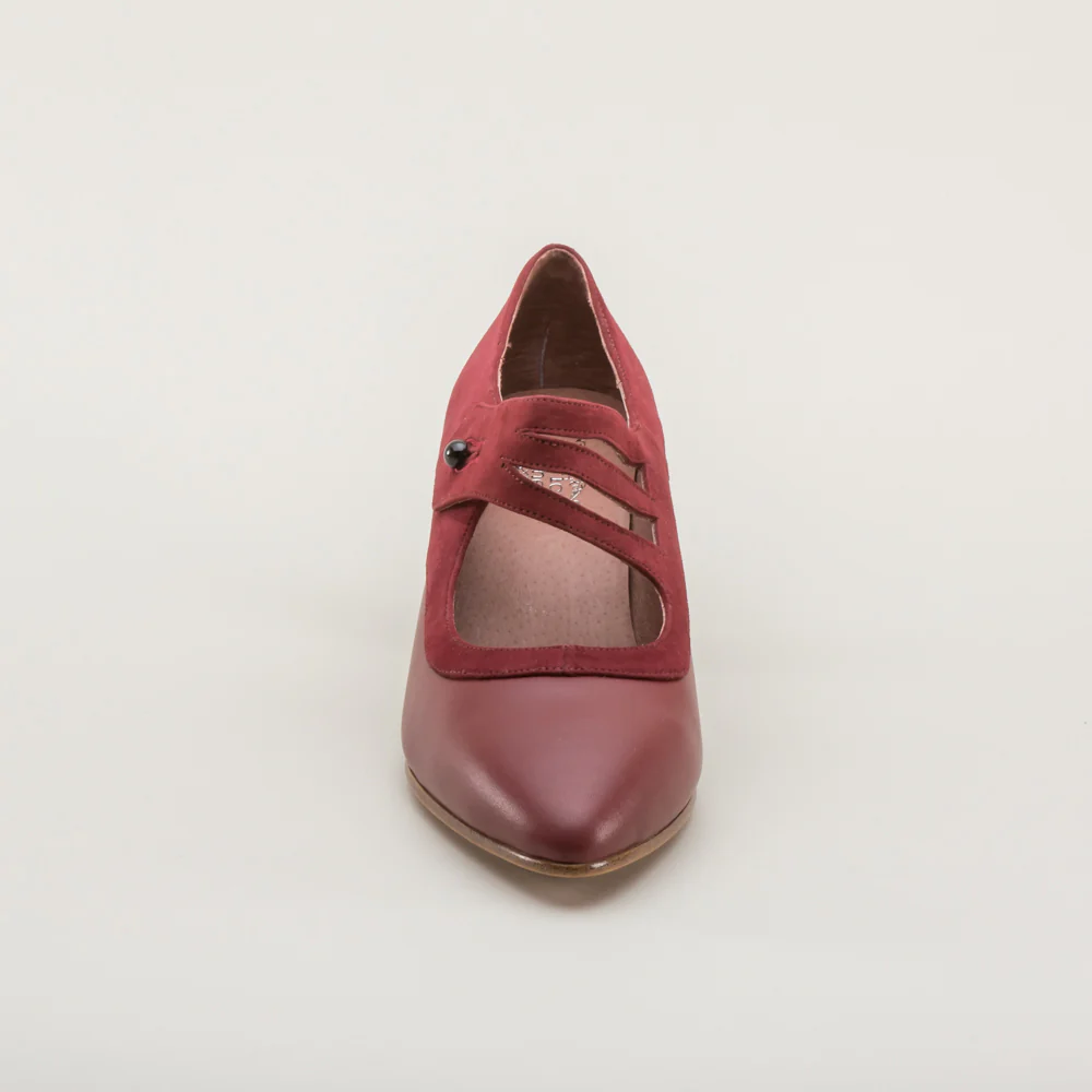 Mae Edwardian Shoes (Red) - Image 11