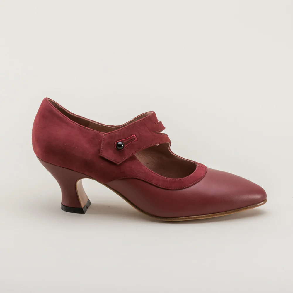 Mae Edwardian Shoes (Red) - Image 12