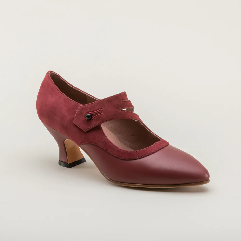 Mae Edwardian Shoes (Red) - Image 5