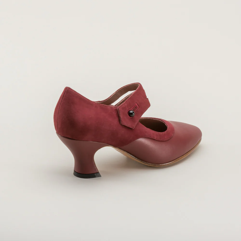 Mae Edwardian Shoes (Red) - Image 6