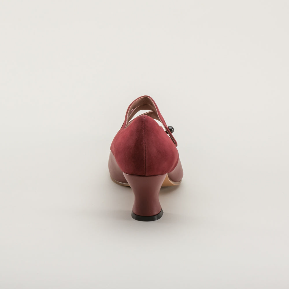 Mae Edwardian Shoes (Red) - Image 7