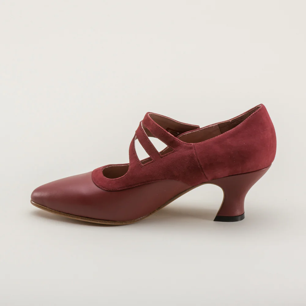 Mae Edwardian Shoes (Red) - Image 9