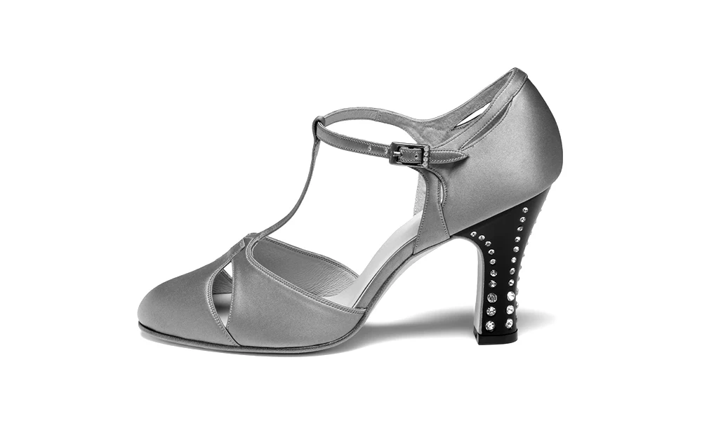 Marigold Rhinestone 1920s Pumps (Sea Green) - Image 6