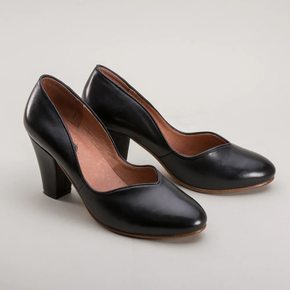 Marilyn Vintage Pumps (Black) - Image 4