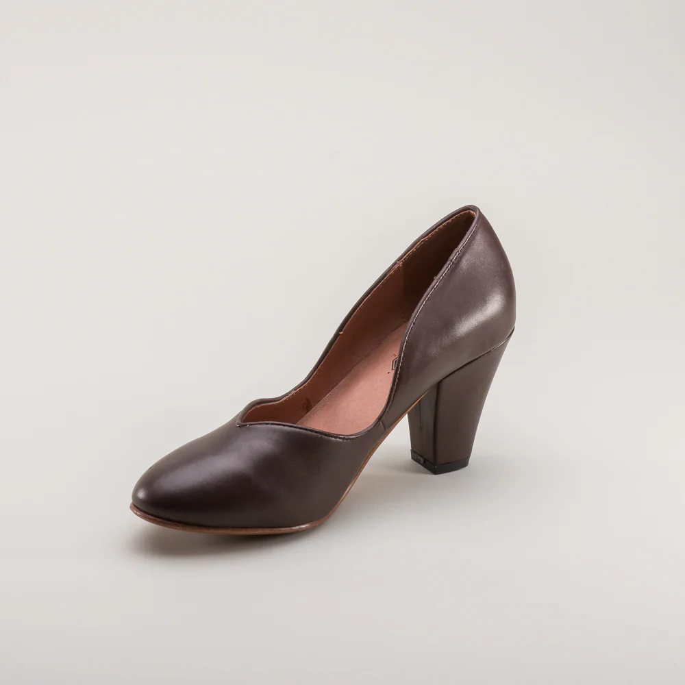 Marilyn Vintage Pumps (Brown) - Image 10