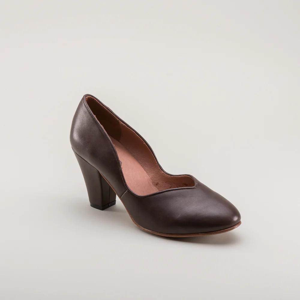 Marilyn Vintage Pumps (Brown) - Image 4