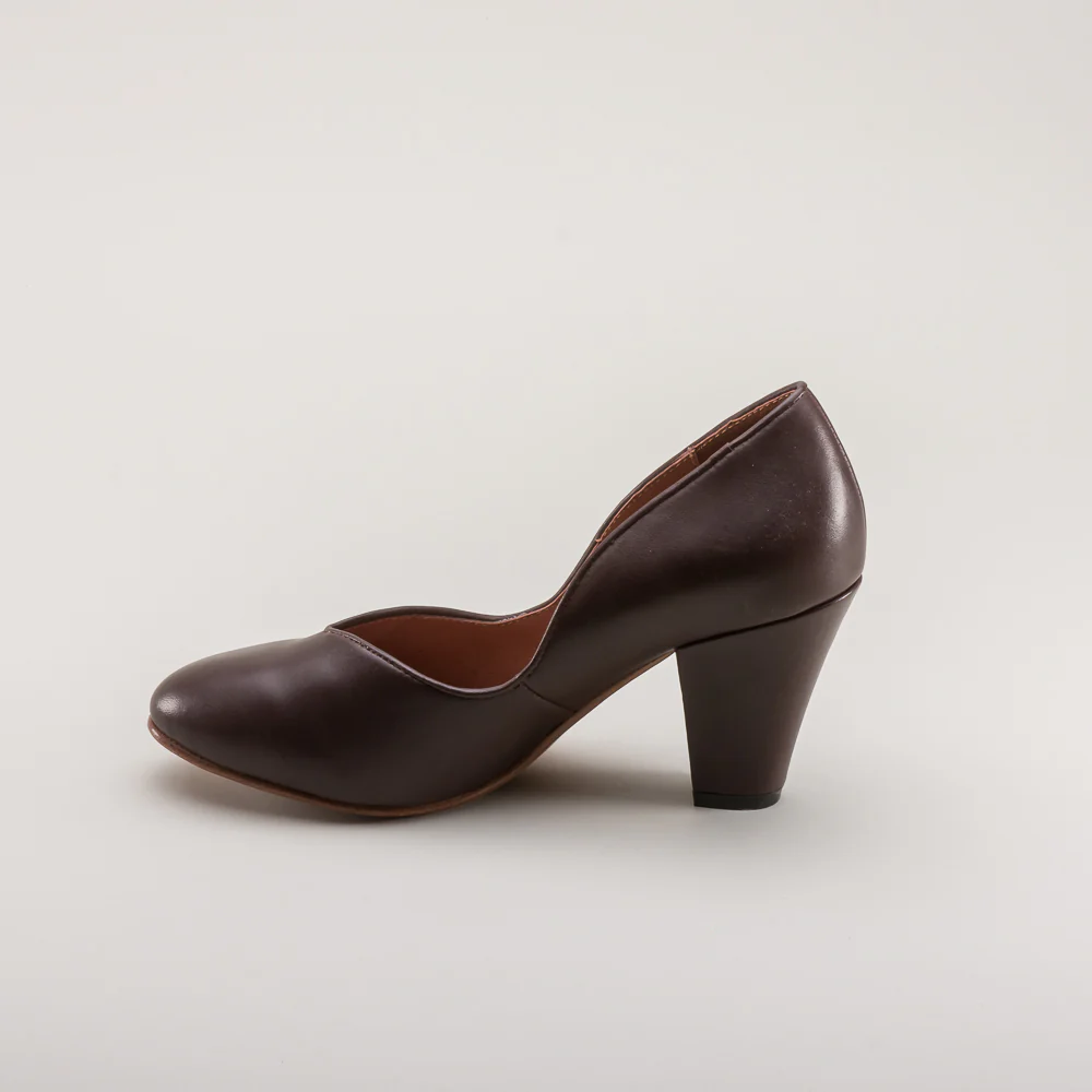 Marilyn Vintage Pumps (Brown) - Image 9