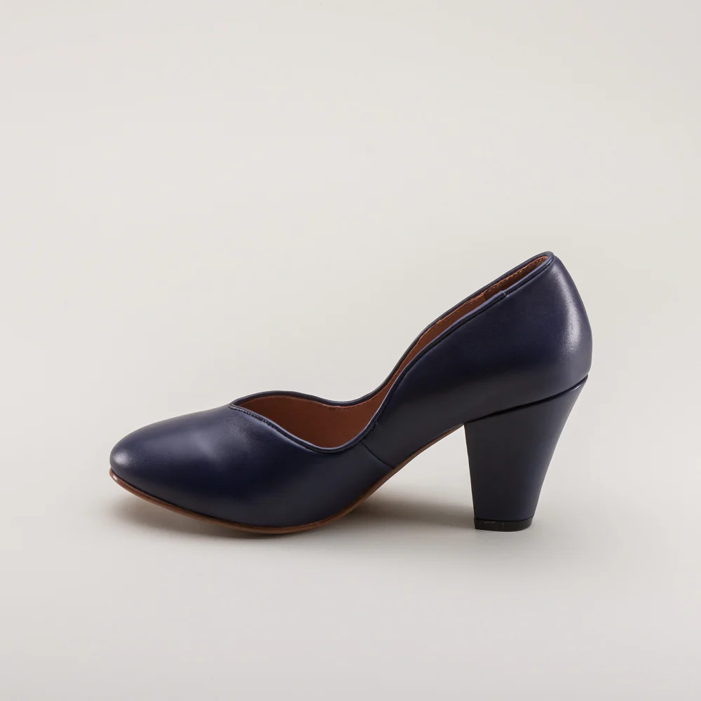 Marilyn Vintage Pumps (Navy Blue) - Image 10